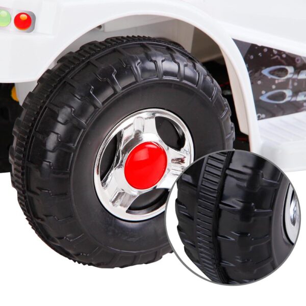 Rigo Kids Electric Ride On Police Motorcycle Motorbike 6V Battery White - Image 7