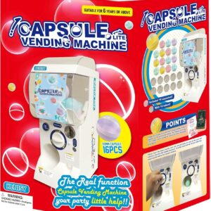 Gachapon Capsule Toy Vending Machine Lite Mini Collectible Gacha Dispenser Stackable WHITE