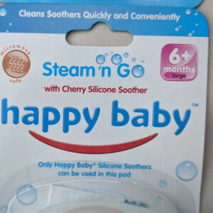 25 x 4 Pack (100 Pieces) -Wholesale Resell Retail  Happy Baby Steam n Go Cherry Silicone Soother - Image 6