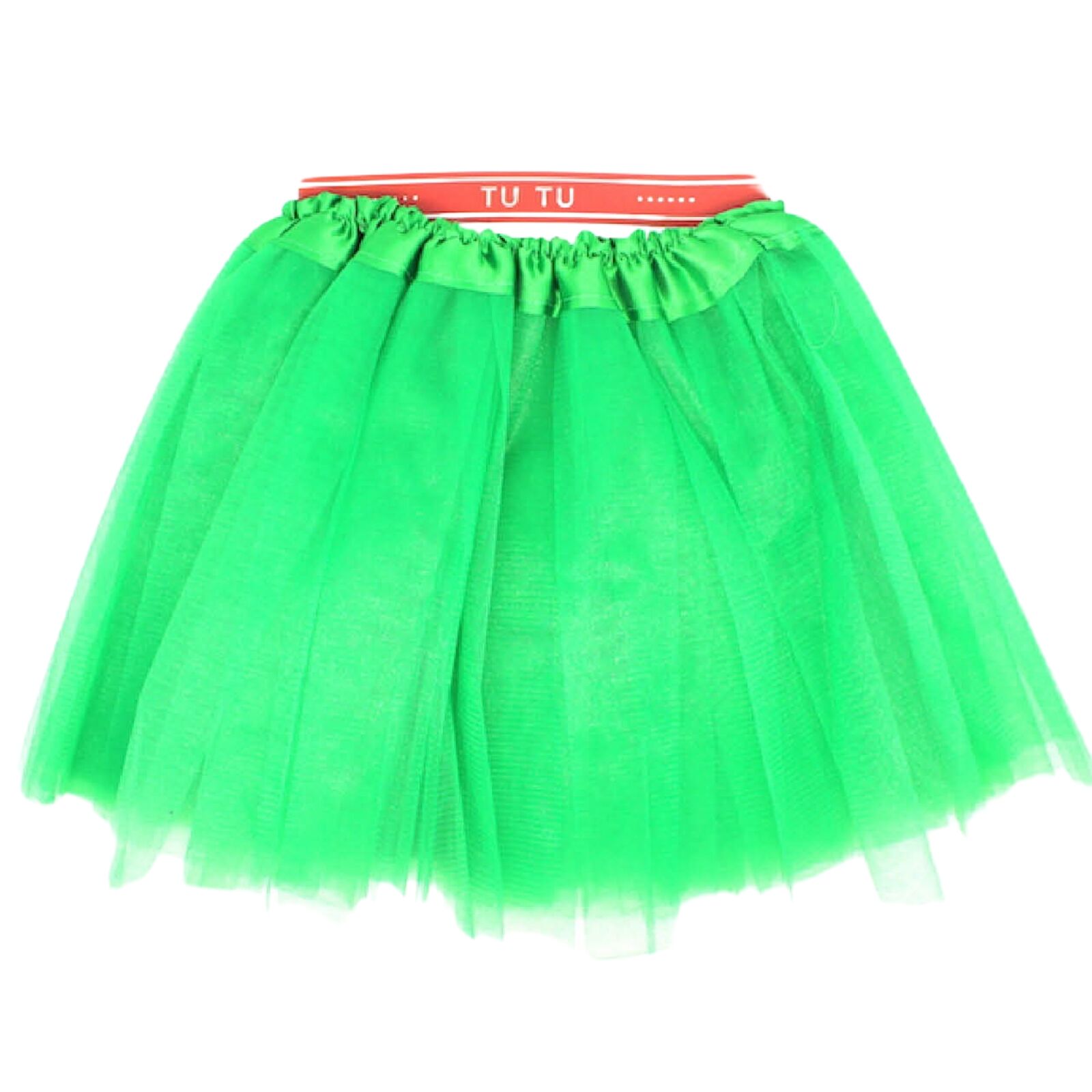 Green Tulle Ballerina Tutu - Small, 3-Layer Children's Costume Skirt Australia Day