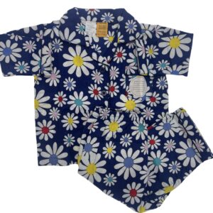KIDS FLANNELETTE PYJAMAS PJs Boys Girls Flannel Pajamas Pyjama Winter Set PJ - Daisy Brights - 2